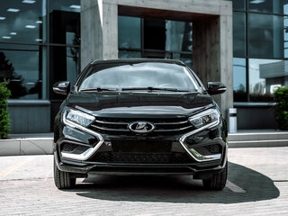2026 Lada (ВАЗ) Vesta I Рестайлинг (NG), чёрный, 1841000 рублей, вид 4