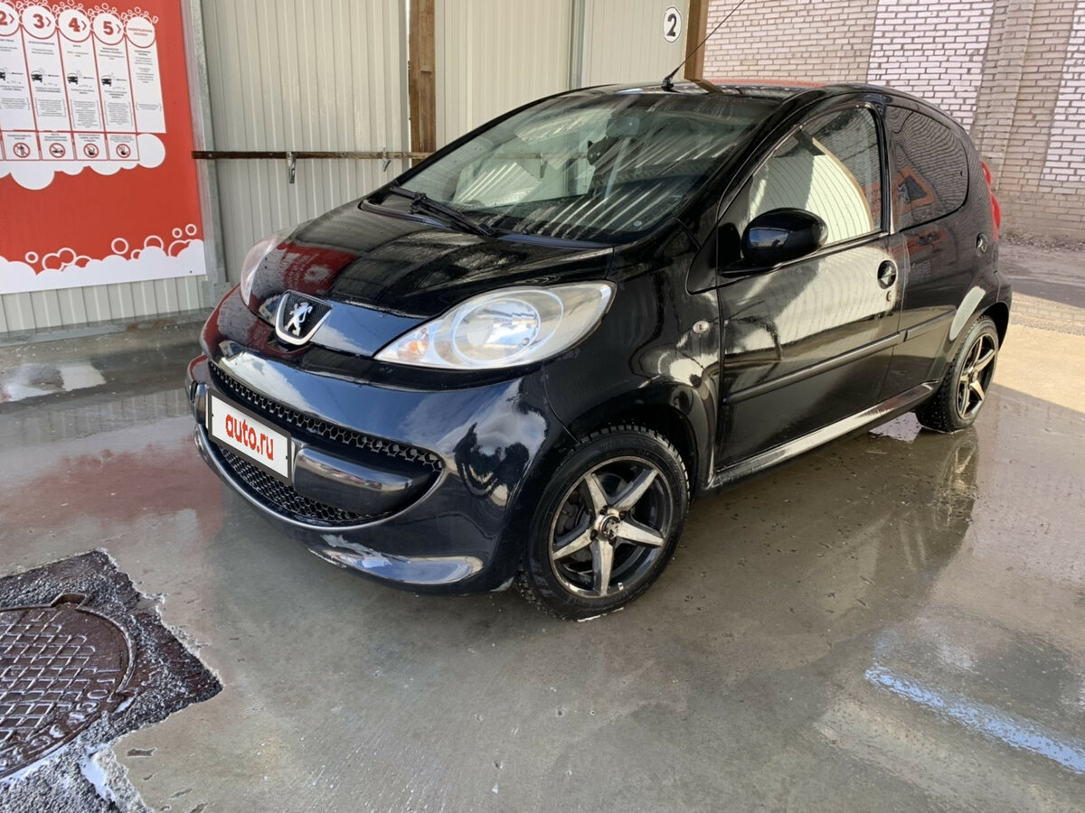 Peugeot 107 черный