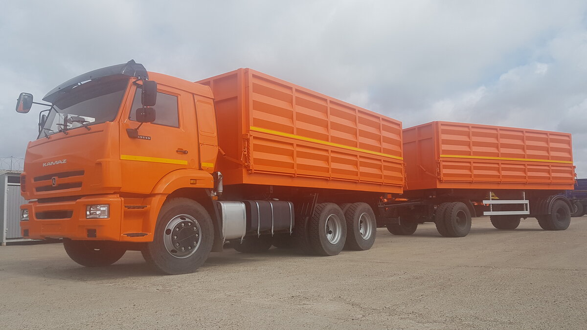 Камаз 65115 оранжевый