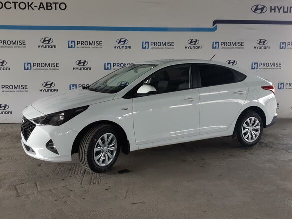2020 Hyundai Solaris II Рестайлинг, белый