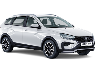 2024 Lada (ВАЗ) Vesta SW Cross I Рестайлинг (NG), белый, 1879000 рублей, вид 1