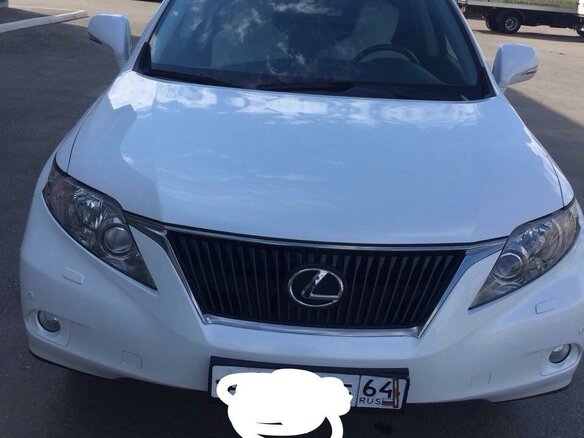 2010 Lexus RX 350 III, белый