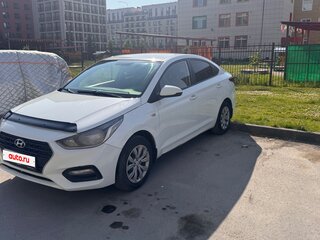 2018 Hyundai Solaris II, белый, 780000 рублей, вид 1