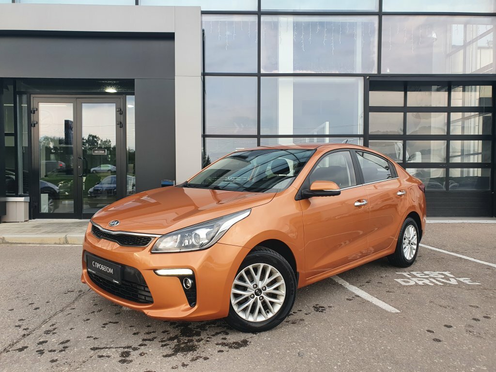 Kia Rio 2017 Prestige оранжевая