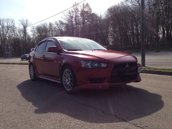 2007 Mitsubishi Lancer X, пурпурный - вид 7