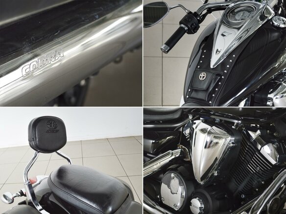 2009 Yamaha XVS950, чёрный - вид 7