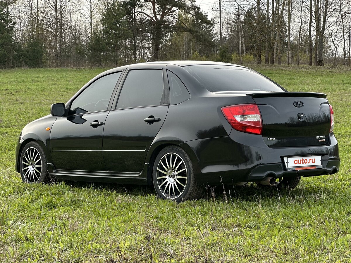 Как выглядит черная лада гранта Купить б/у Lada (ВАЗ) Granta I 1.6 MT (82 л.с.) бензин механика в Самаре: чёрный