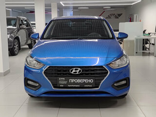 2018 Hyundai Solaris II, синий, 755000 рублей, вид 2