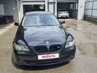 2008 BMW 5 серии 525i V (E60/E61) Рестайлинг, чёрный, 1250000 рублей, вид 1