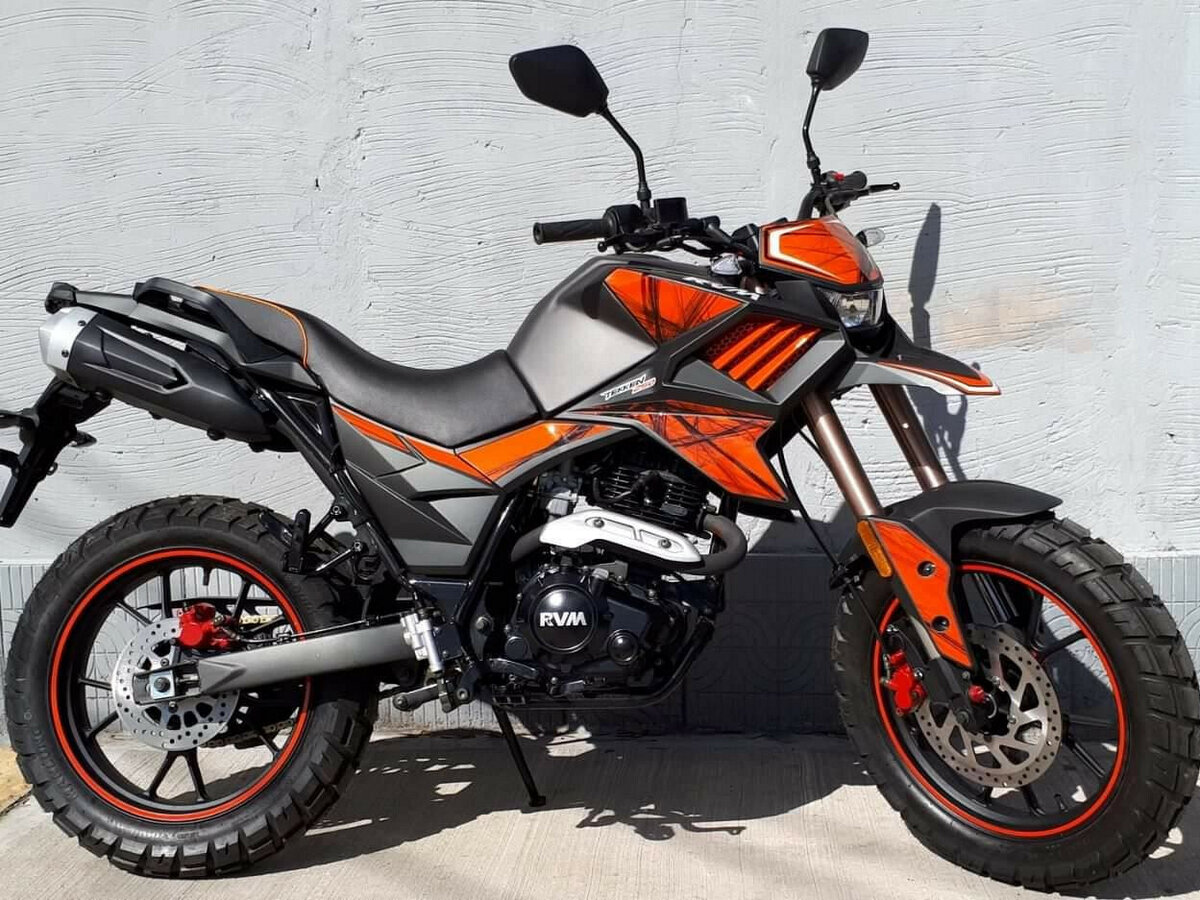 Мотоцикл рокот фото Купить новый Rockot HOUND 250 карбюратор 6 передач в Москве: оранжевый туристиче