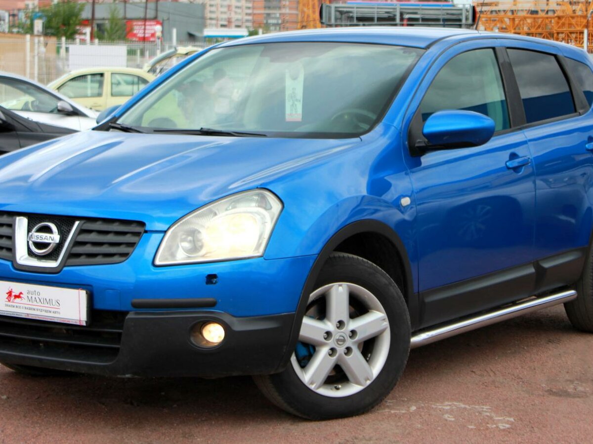 Nissan Qashqai 2009 2013 синей