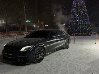 2013 Mercedes-Benz S-Класс 500 Long VI (W222, C217), чёрный, 4500000 рублей, вид 1