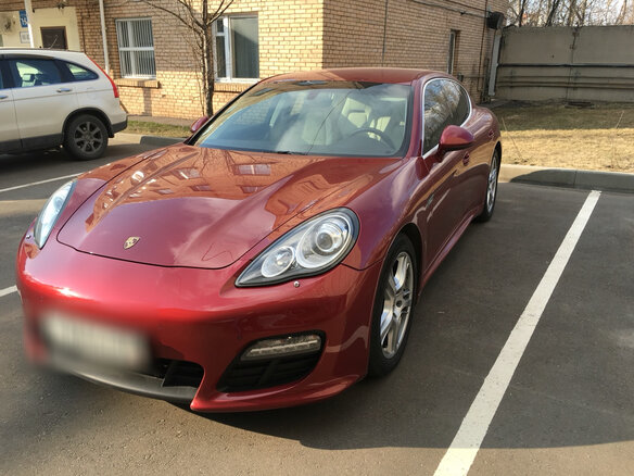 2011 Porsche Panamera 4S I, красный - вид 2