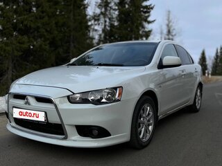 2012 Mitsubishi Lancer X Рестайлинг, белый, 750000 рублей, вид 1