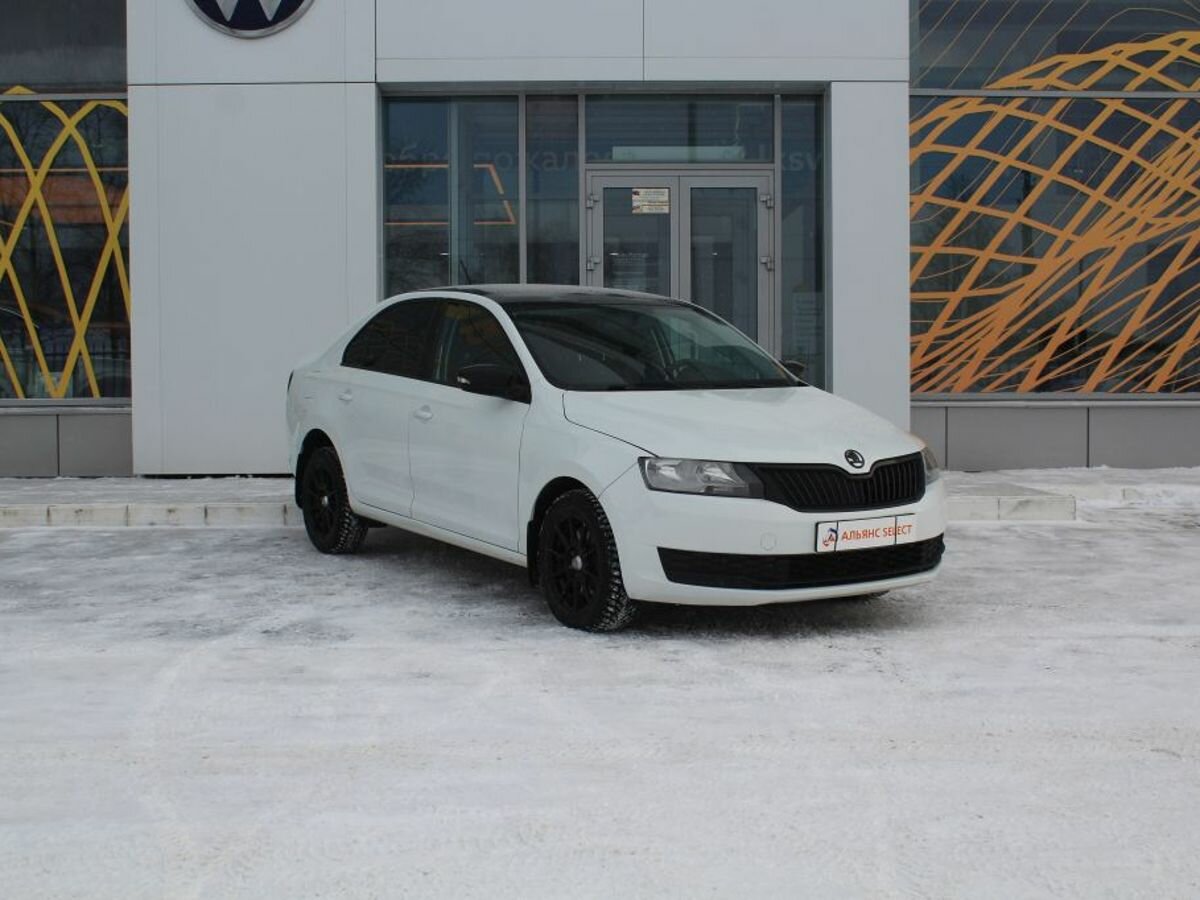 Купить б/у Skoda Rapid I Рестайлинг 1.6 AT (110 л.с.) бензин автомат в ...