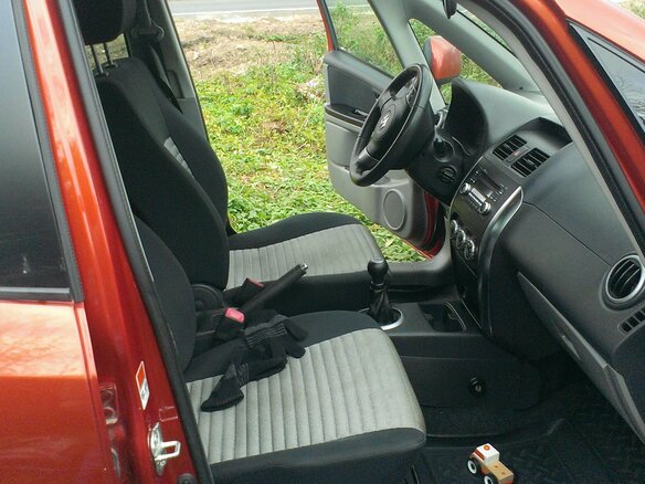 2008 Suzuki SX4 I (Classic), красный - вид 5