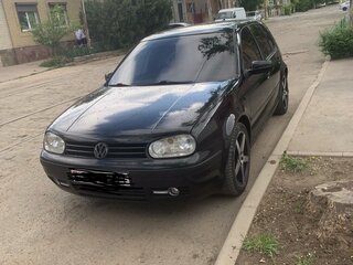 1999 Volkswagen Golf IV, чёрный, 650000 рублей, вид 1