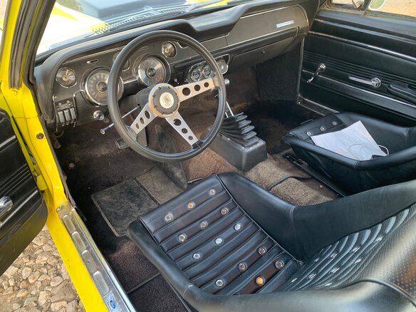 1969 Ford Mustang I, жёлтый - вид 28