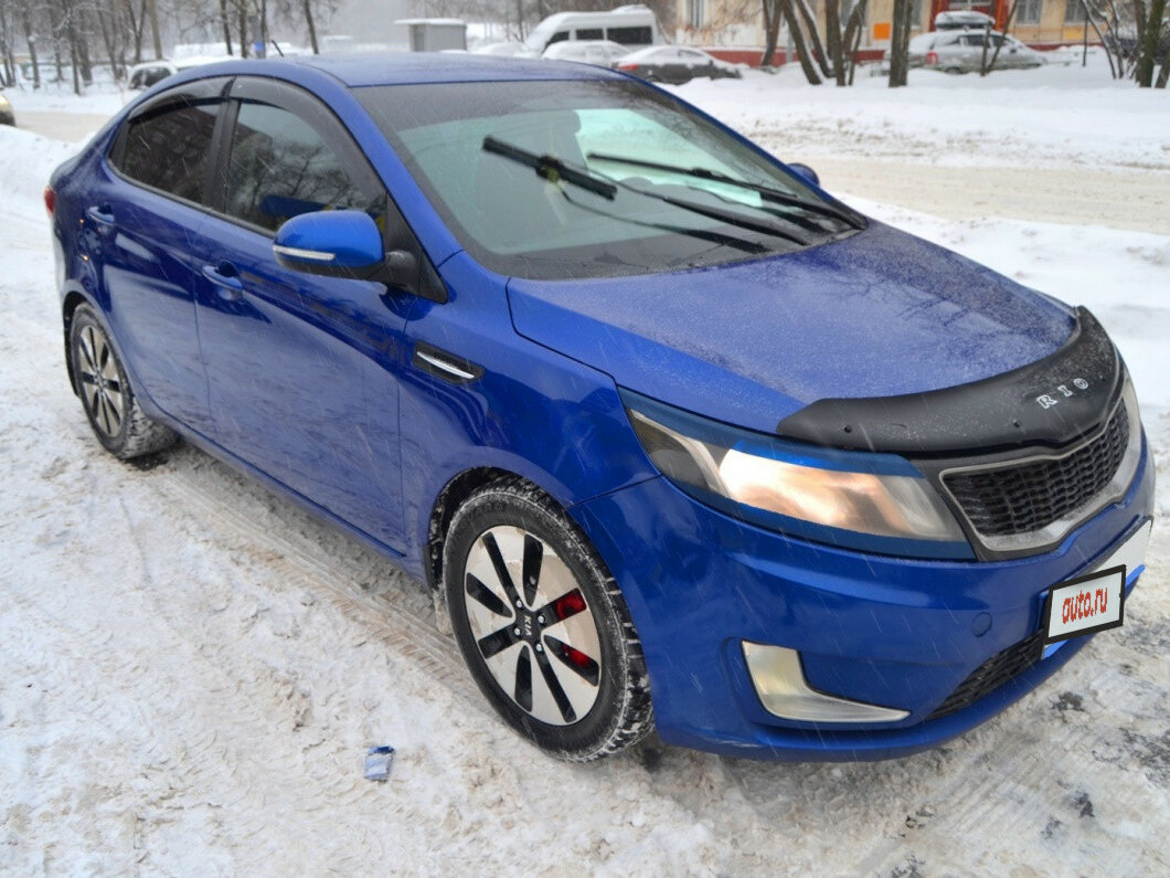 Kia Rio 4 синий