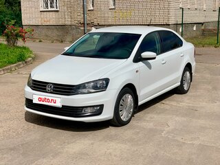 2017 Volkswagen Polo V Рестайлинг, белый, 1400000 рублей, вид 1