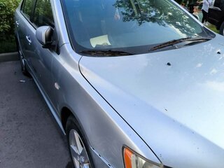 2008 Mitsubishi Lancer X, серебристый, 670000 рублей, вид 1