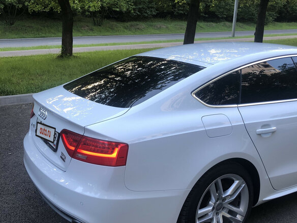 2016 Audi A5 I (8T) Рестайлинг, белый - вид 2