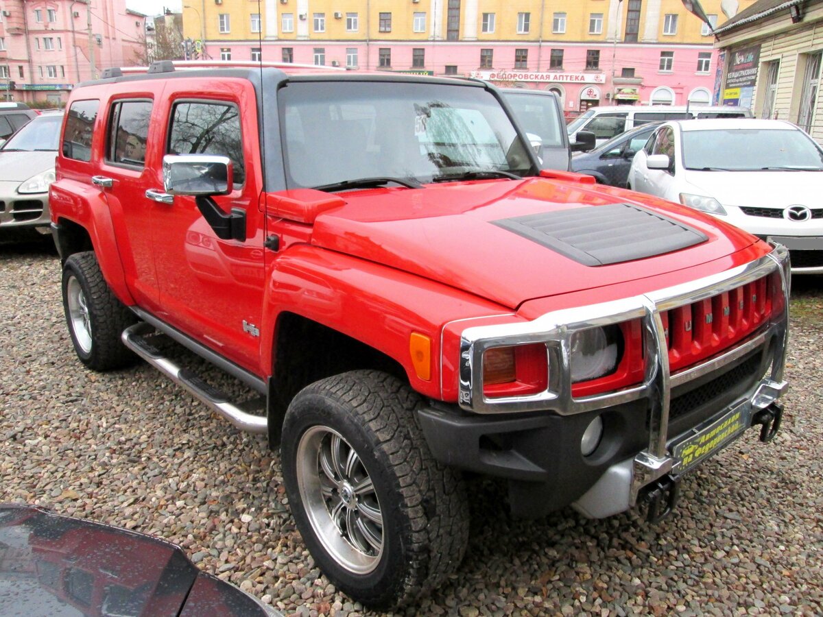 Хаммер h2 красный