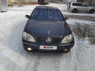 2004 Mercedes-Benz S-Класс 430 Long IV (W220) Рестайлинг, чёрный, 600000 рублей, вид 1