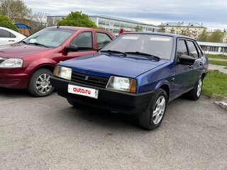2001 Lada (ВАЗ) 21099, синий, 90000 рублей, вид 1