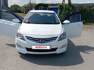 2014 Hyundai Solaris I Рестайлинг, белый, 960000 рублей, вид 1