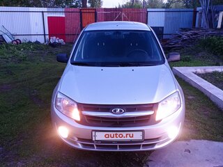 2012 Lada (ВАЗ) Granta I, серебристый, 365000 рублей, вид 1