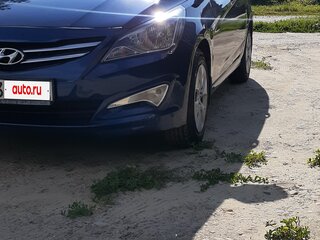 2016 Hyundai Solaris I Рестайлинг, синий, 900000 рублей, вид 1