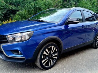 2020 Lada (ВАЗ) Vesta SW Cross I, синий, 1248000 рублей, вид 1