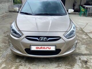 2013 Hyundai Solaris I, бежевый, 850000 рублей, вид 1