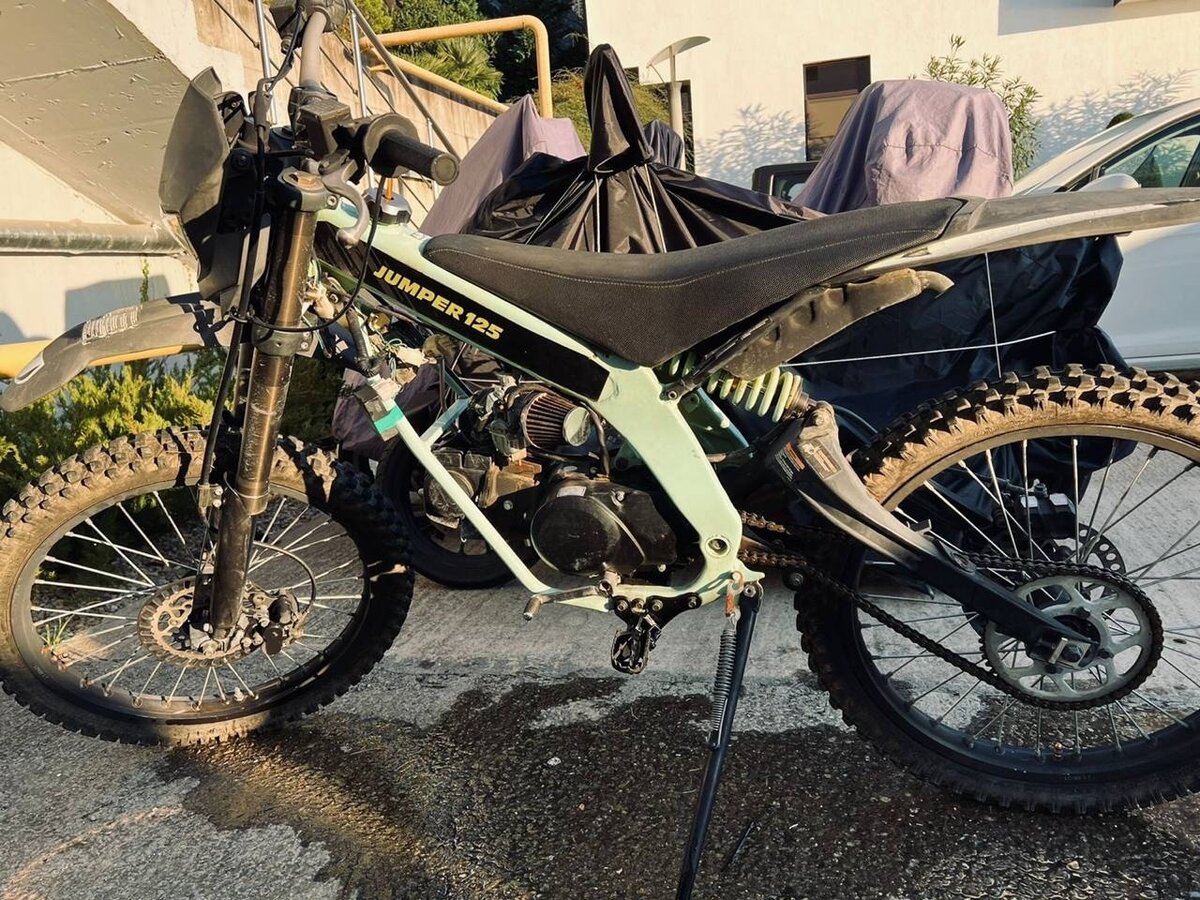 Купить б/у Motoland FX1 Jumper 125 4 передачи в Сочи: зелёный кросс ...