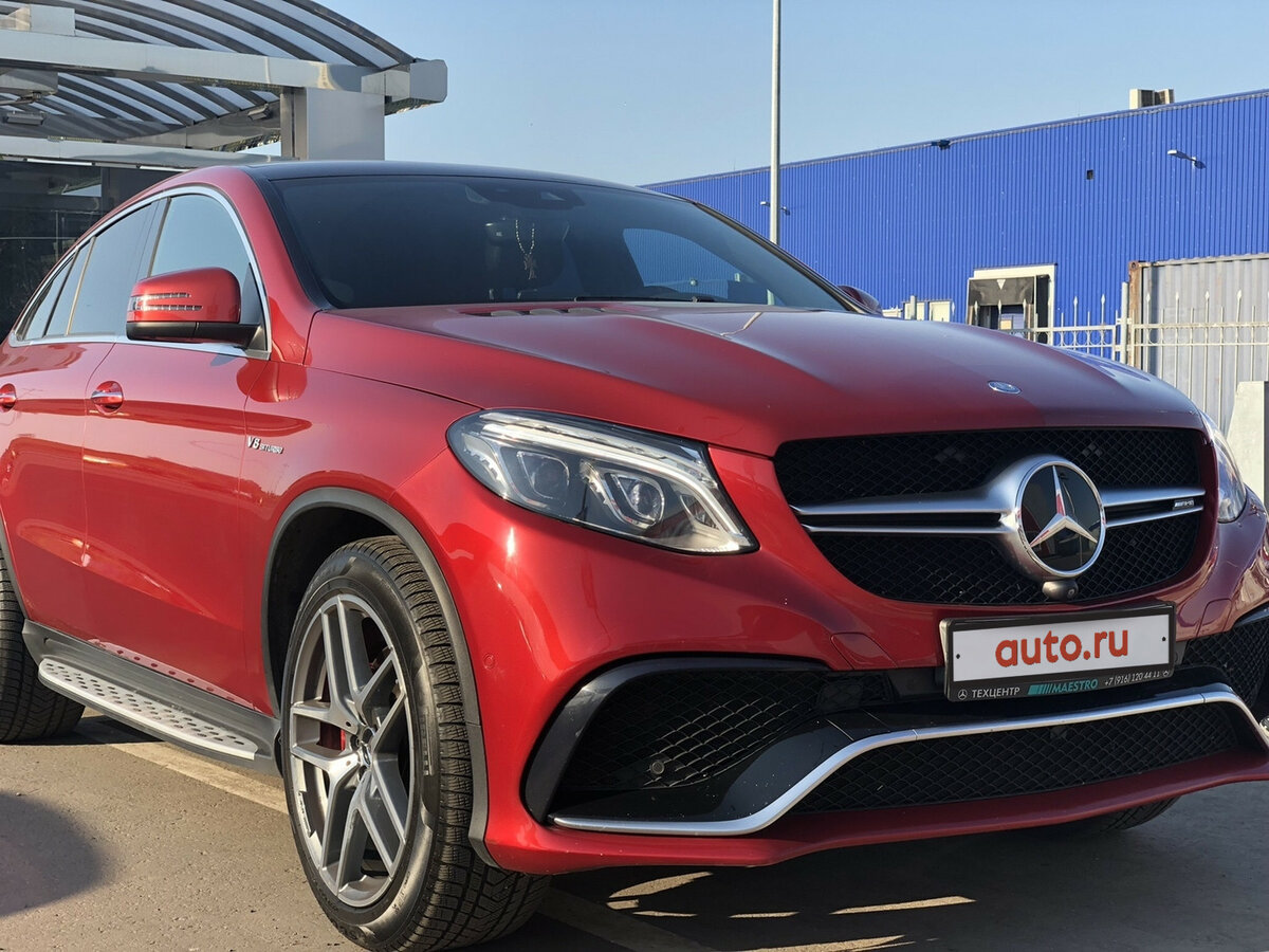 Mercedes Benz c292 GLE красный