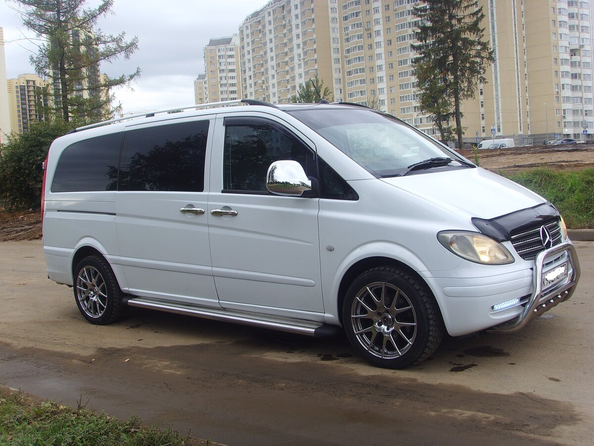 Мерседес Вито w639 белый