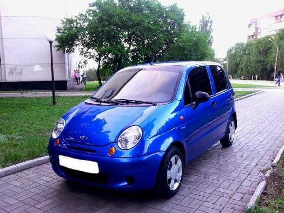 Daewoo Matiz 2007 РіРѕР»СѓР±РѕР№