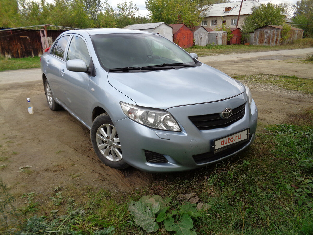Тойота Королла 2008 года синяя