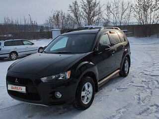 2011 Mitsubishi Outlander II Рестайлинг, чёрный, 1250000 рублей, вид 1