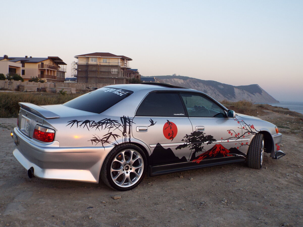 1997 Toyota Chaser VI (X100), серебристый - вид 4.