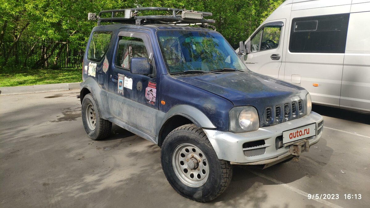 Сузуки джимни синий