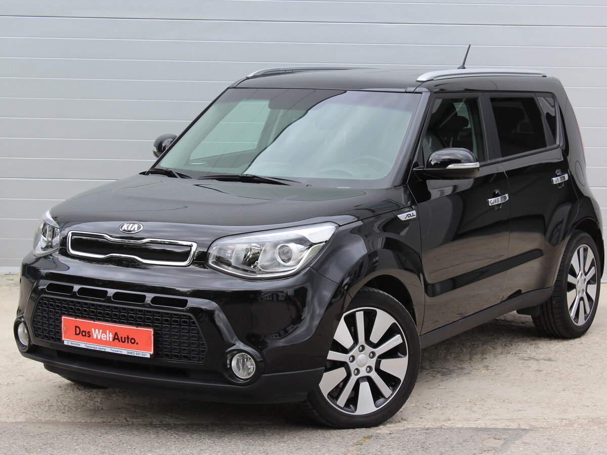 Kia Soul 2015 белый черный