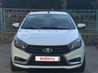 2017 Lada (ВАЗ) Vesta I, белый, 870000 рублей, вид 1