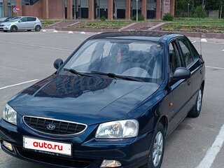 2008 Hyundai Accent ТагАЗ II, синий, 475000 рублей, вид 1