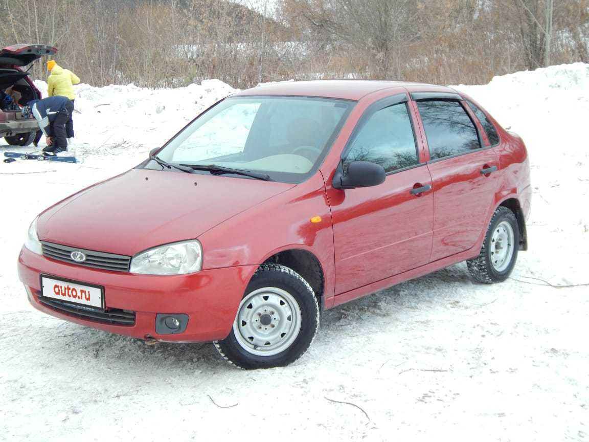 Лада Калина 2007 красная
