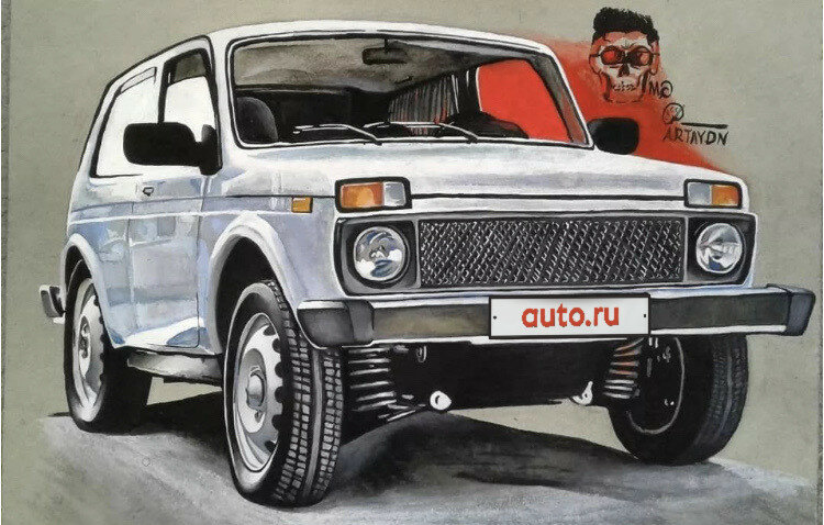 Как нарисовать ниву тревел