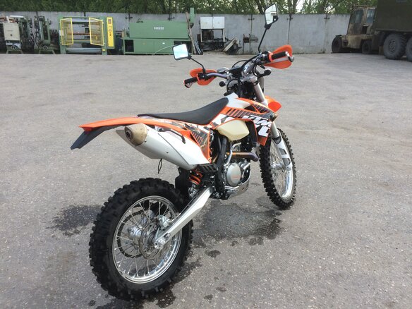 2012 KTM 500 EXC, оранжевый - вид 3