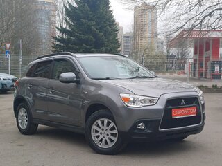 2014 Mitsubishi ASX I Рестайлинг, серый, 849000 рублей, вид 1
