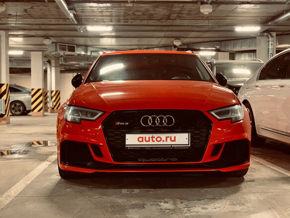 2017 Audi RS 3 II (8V) Рестайлинг, красный - вид 3